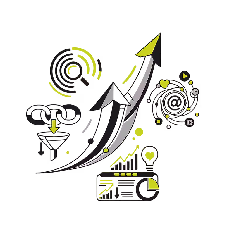 Digital marketing results visualization